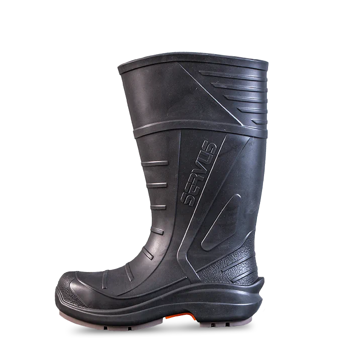 WRK-LT-15" Industrial Boot in Black