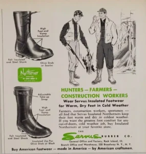 Vintage servus boots ad